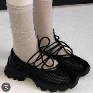 Matin Kim mesh ballet sneakers